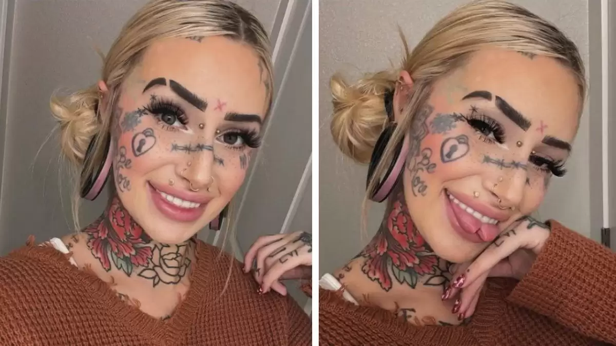 Щоб бути схожою на змію, дівчина розрізала язик навпіл: шокуюче перетворення