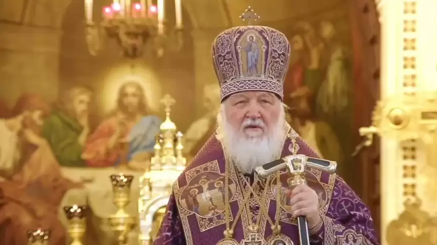 Патріарх РПЦ Кирило завзято вітав вірян зі святом, яке відзначають у січні