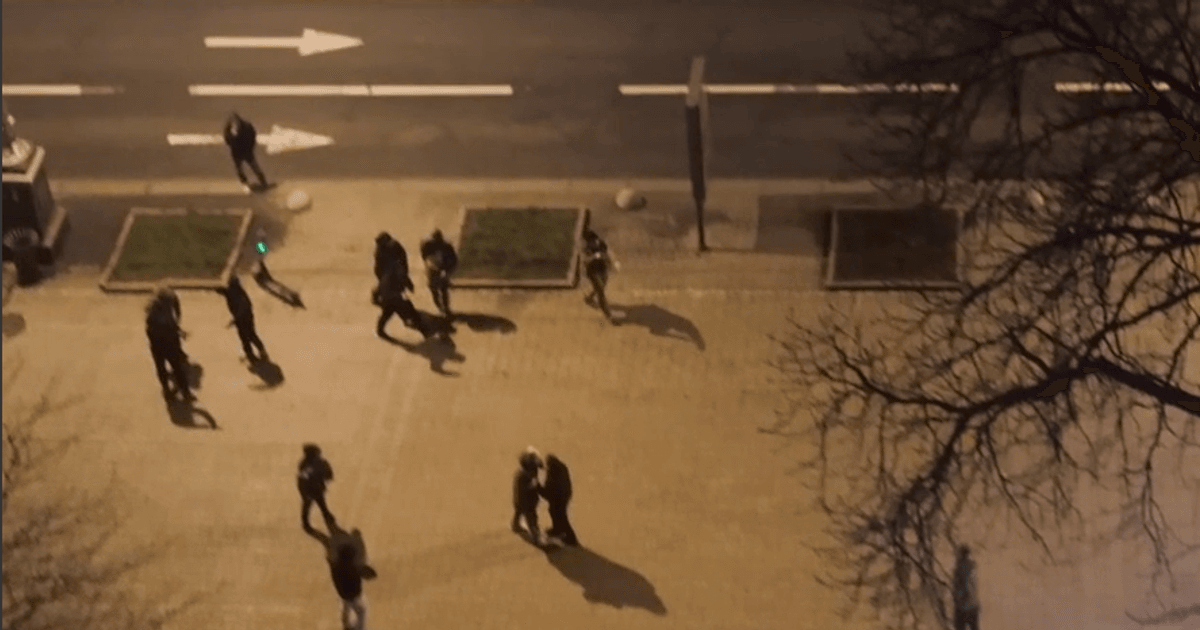 В центре Киева во время комендантского часа компании устроили драку со стрельбой (видео)