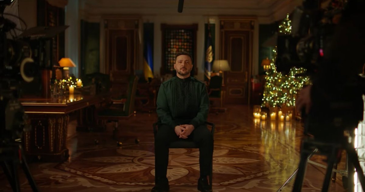 "Хотим окончания войны, но не окончания Украины": новогоднее обращение Зеленского (видео)