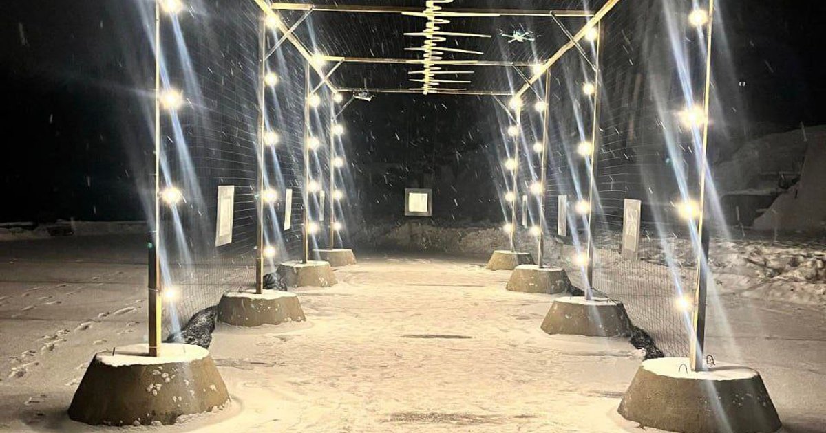 В Киеве установили антидроновый туннель (фото, видео)