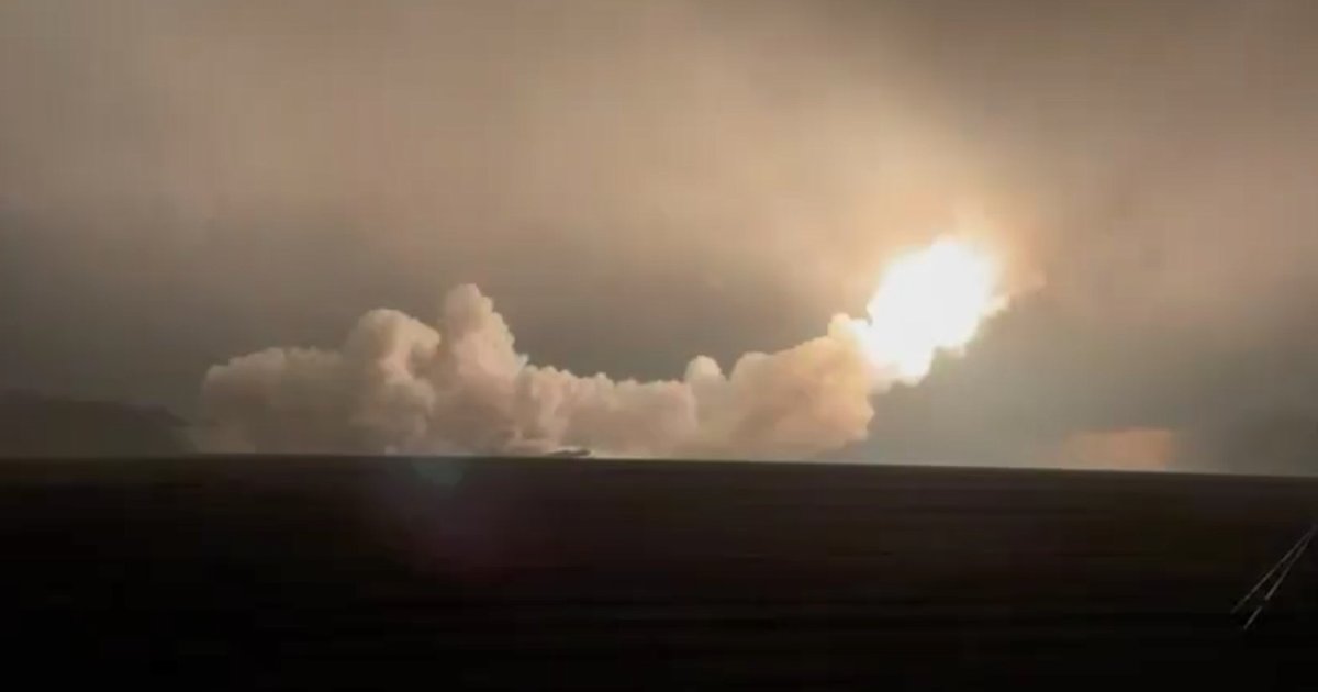 В сети показали пуски шести "Фламинго", которые ударили по складу ГРАУ: летели на Котлубань (видео)