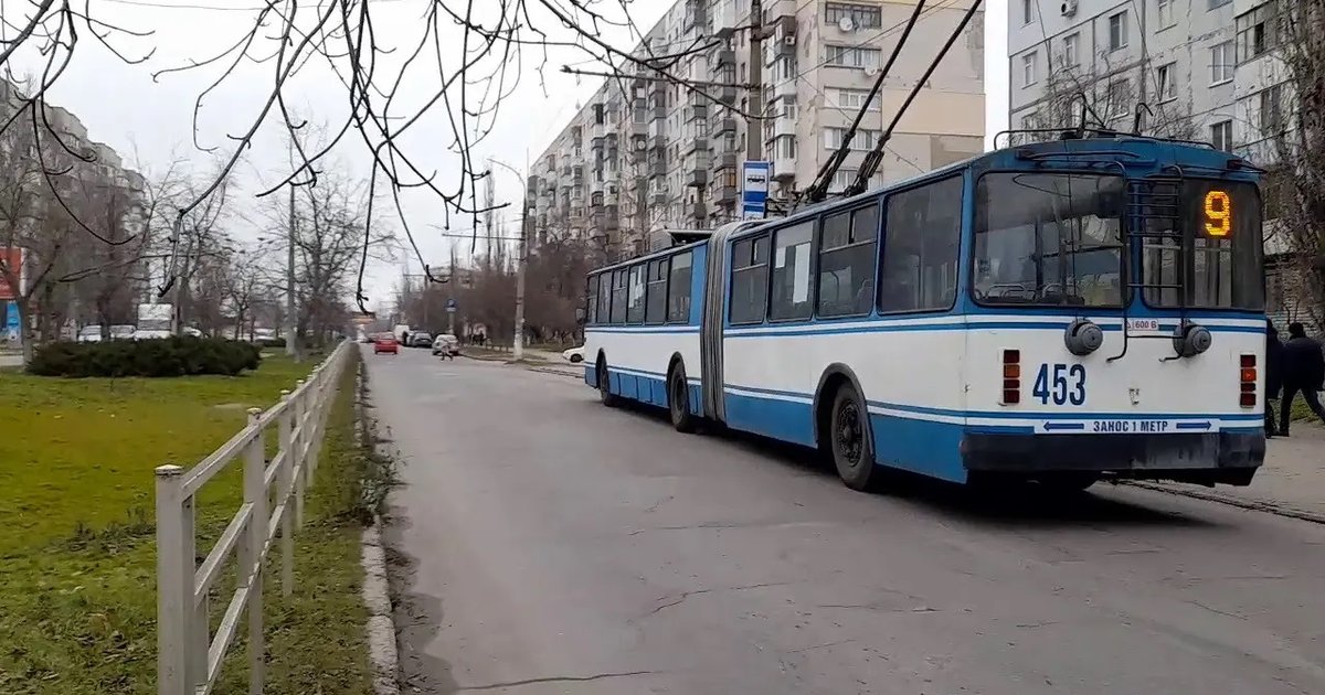 Ориентировочно на неделю: в Херсоне из-за ситуации с безопасностью не будут ходить троллейбусы