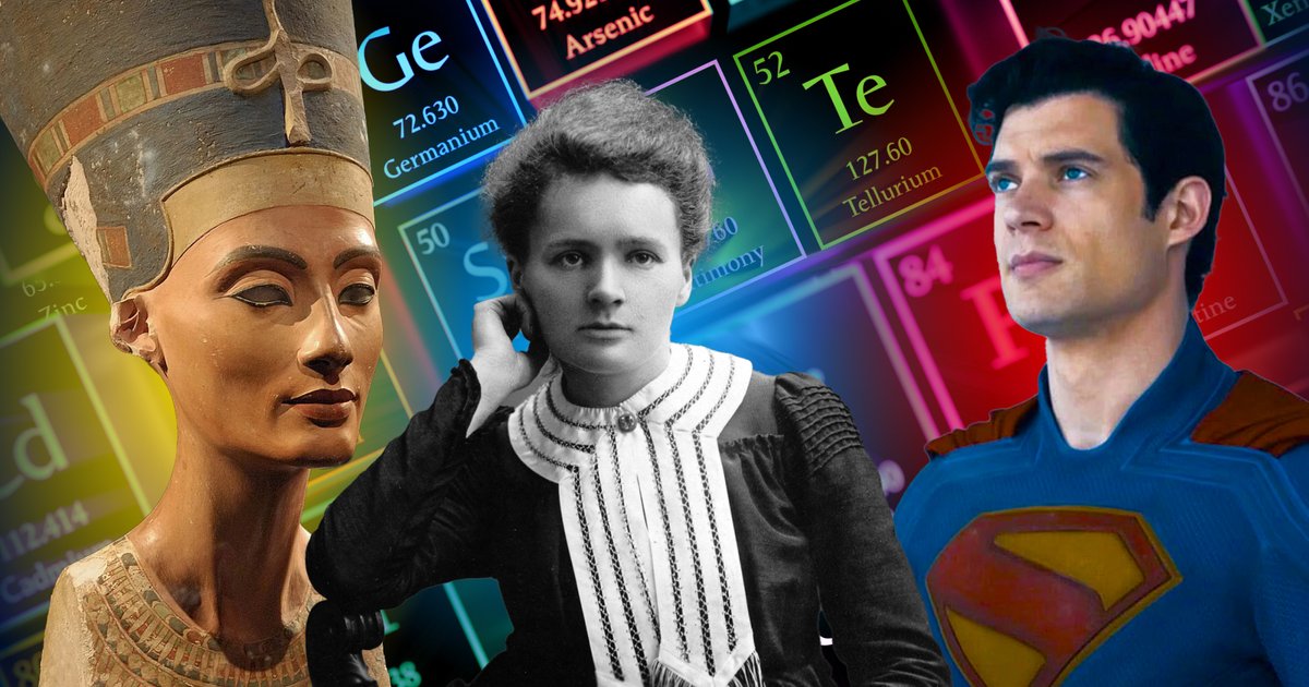 Холодная война и косметика Древнего Египта: к чему тут таблица Менделеева