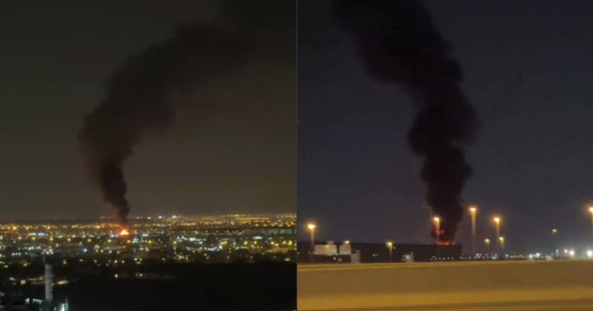 Авиарейсы остановились: иранские дроны атаковали Международный аэропорт в Дубае, поднялся пожар (видео)