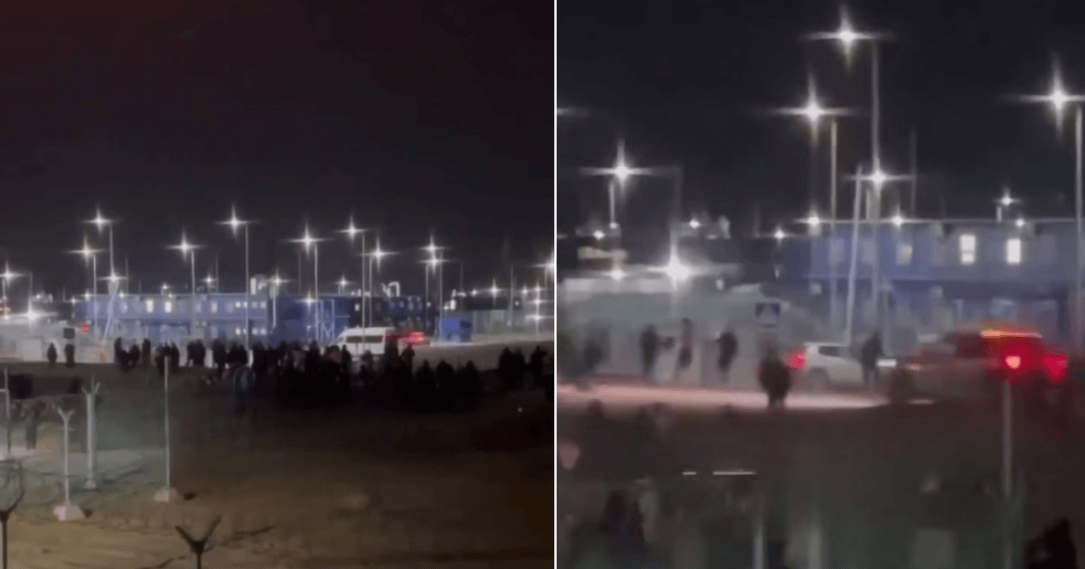 Авто охраны влетело в толпу: в порту Усть-Луга в РФ произошел бунт рабочих (видео)