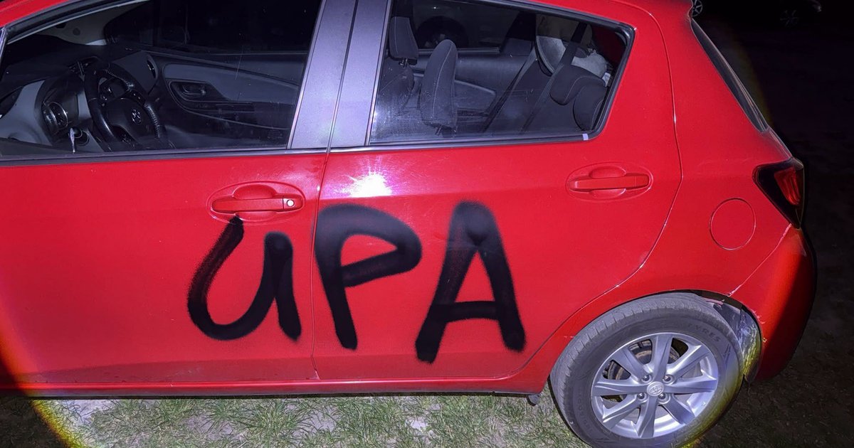 В Польше вандалы разрисовали автомобиль украинки: женщина обратилась в полицию