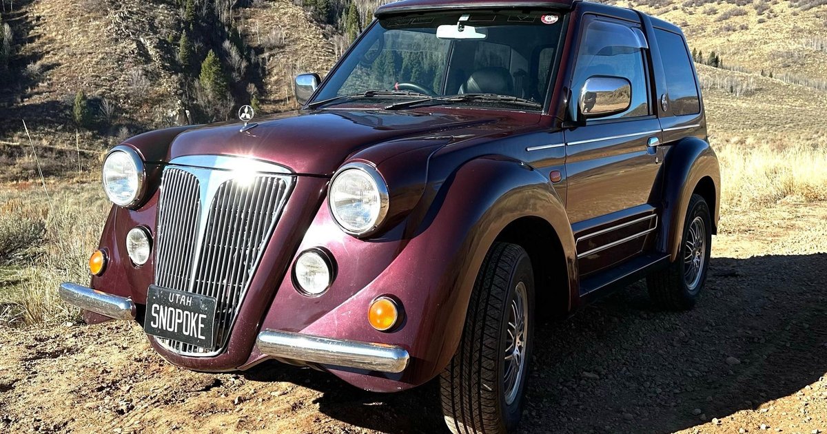 Летающий мопс: на продажу выставили самый оригинальный Mitsubishi Pajero в ретро-стиле (фото)