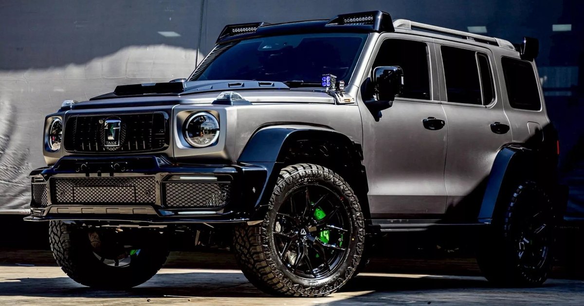 Китайский внедорожник превратили в клон Mercedes G-Class Brabus за $90 000 (видео)