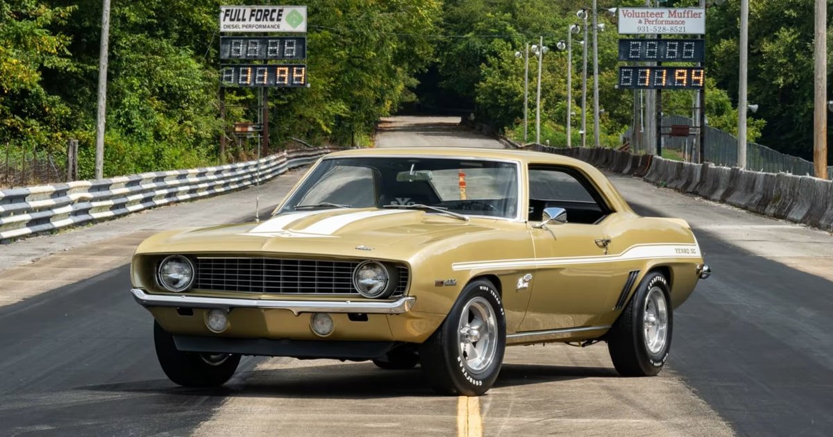 Самый дорогой Chevrolet Camaro в истории ушел с молотка за рекордные $1,8 миллиона (фото)