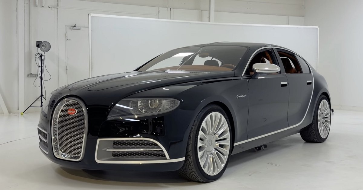 Роскошнее Rolls-Royce: в интернете показали уникальный седан Bugatti 2000-х (видео)