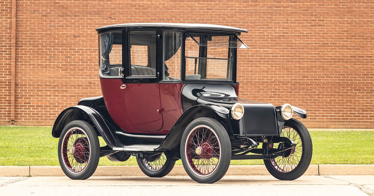 В США показали редкий электрокар 1918 года: запас хода больше, чем у Nissan Leaf (фото)