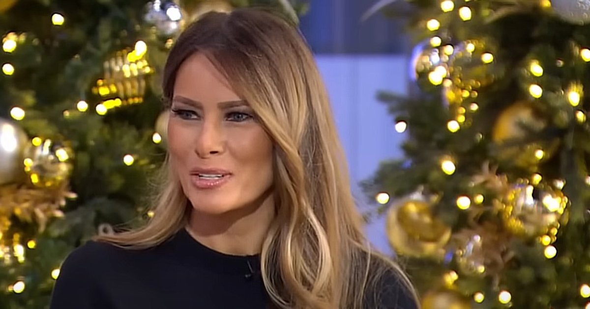 Мелания Трамп украсила Белый дом к Рождеству портретом мужа из паззлов (фото, видео)