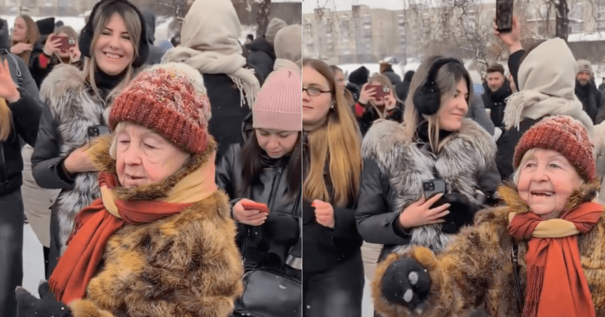 Киевская бабушка "разорвала" сеть зажигательными танцами (видео)