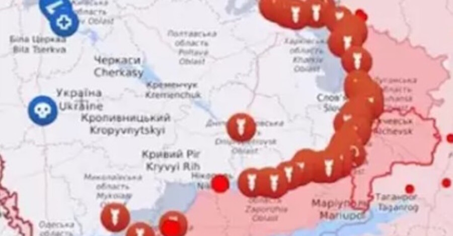 Карта боевых действий в Украине: 05.02.2025