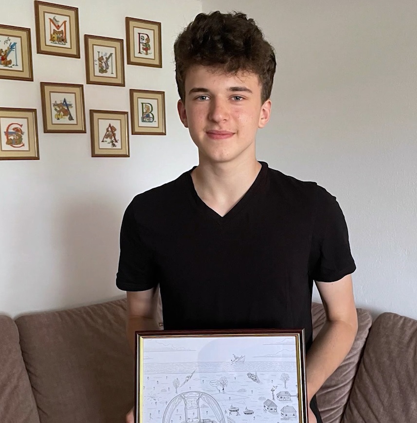 100 доларів за картину: юний тернопільський художник малює і збирає кошти для військових