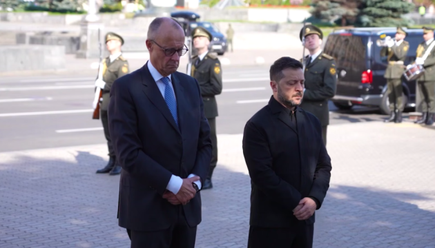 Мерц та Зеленський вшанували пам'ять полеглих захисників України