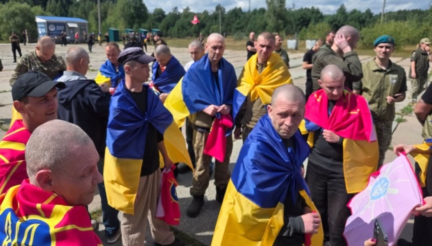 Україна повернула з російського полону ще 103 військових
