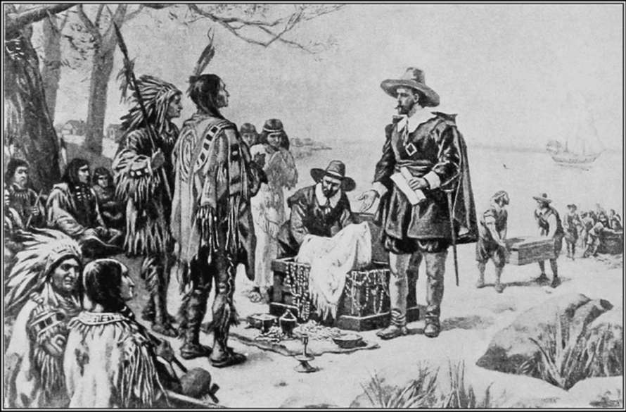 24 мая 1626 года у индейцев был куплен остров, ставший центром Нью-Йорка