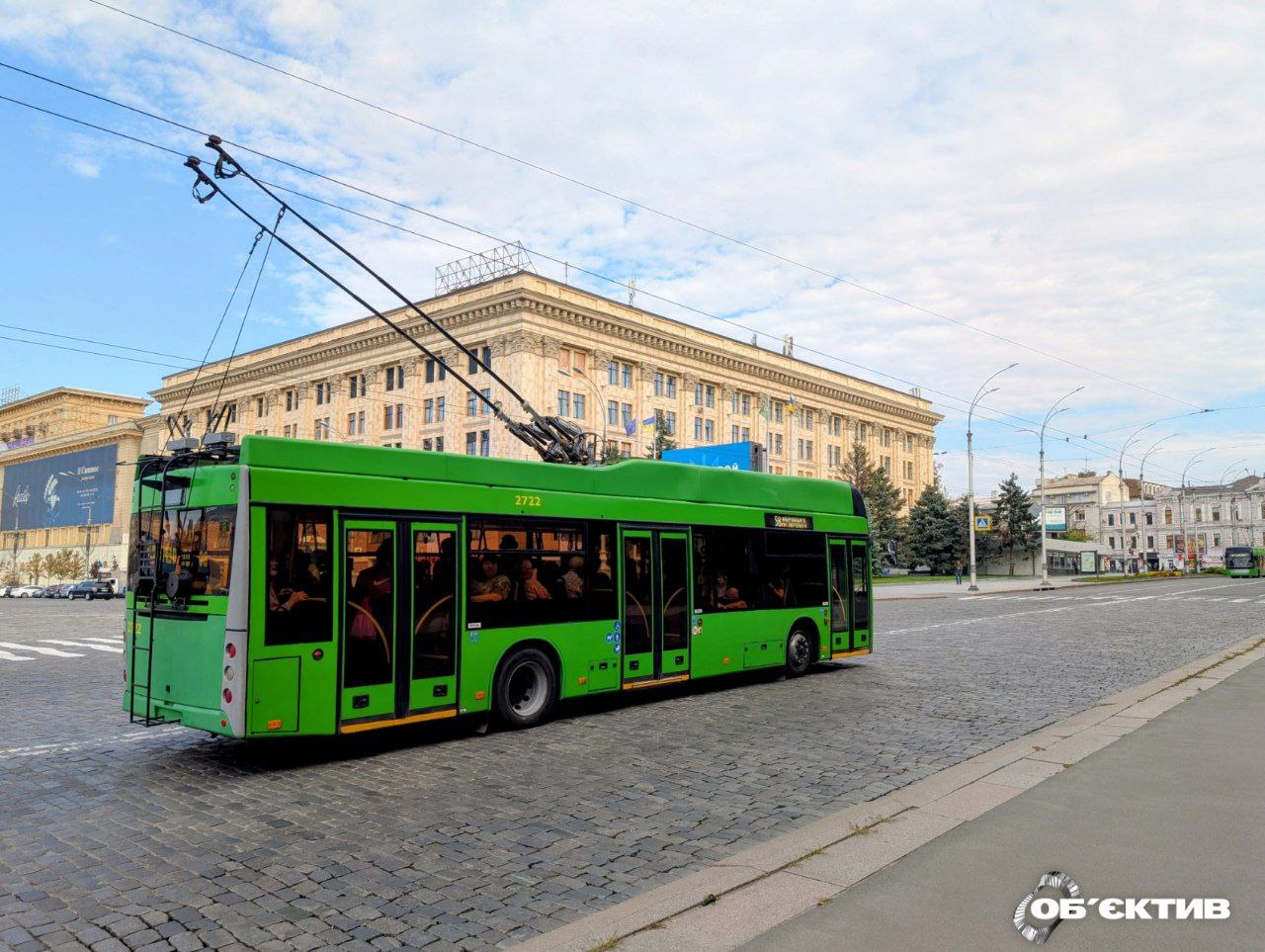 Троллейбус в Харькове будет ходить по-другому в воскресенье