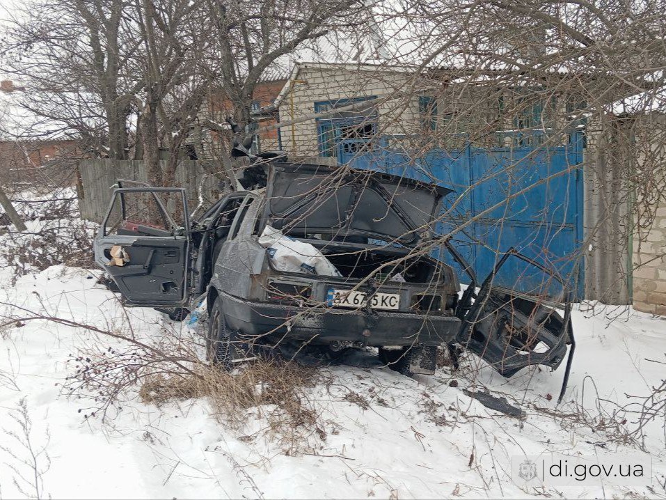 Удар по волонтерам на Харьковщине: видео с авто ранее публиковали в Z-каналах