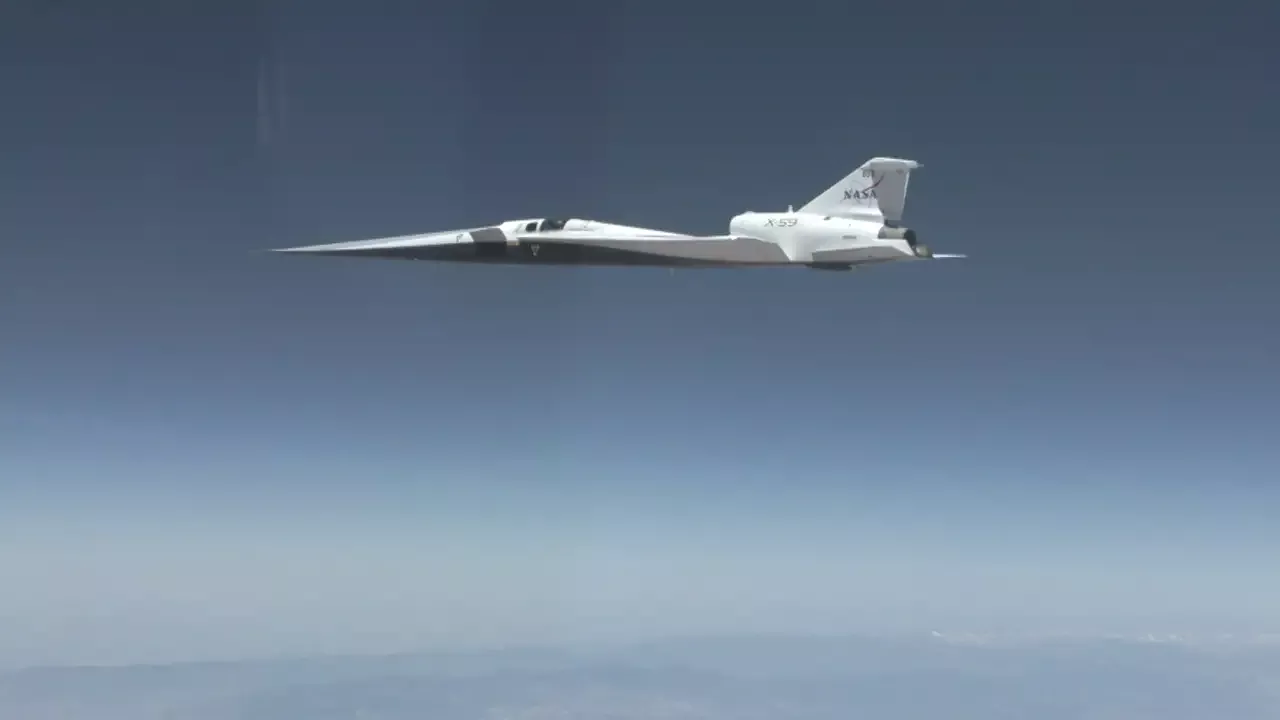 X-59 від NASA здійснив перший тихий надзвуковий політ
