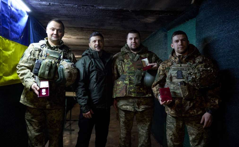 Владимир Зеленский посетил Купянское направление