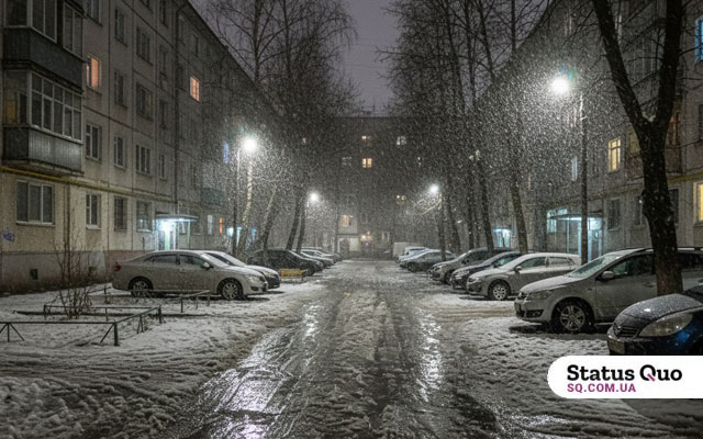 Мокрый снег и гололедица ожидаются в Харькове