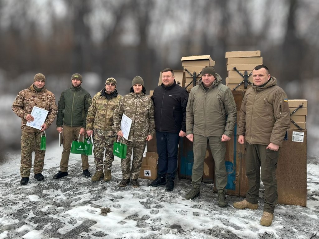 Бійці 100-ї ОМБР отримали допомогу від Нововолинської громади