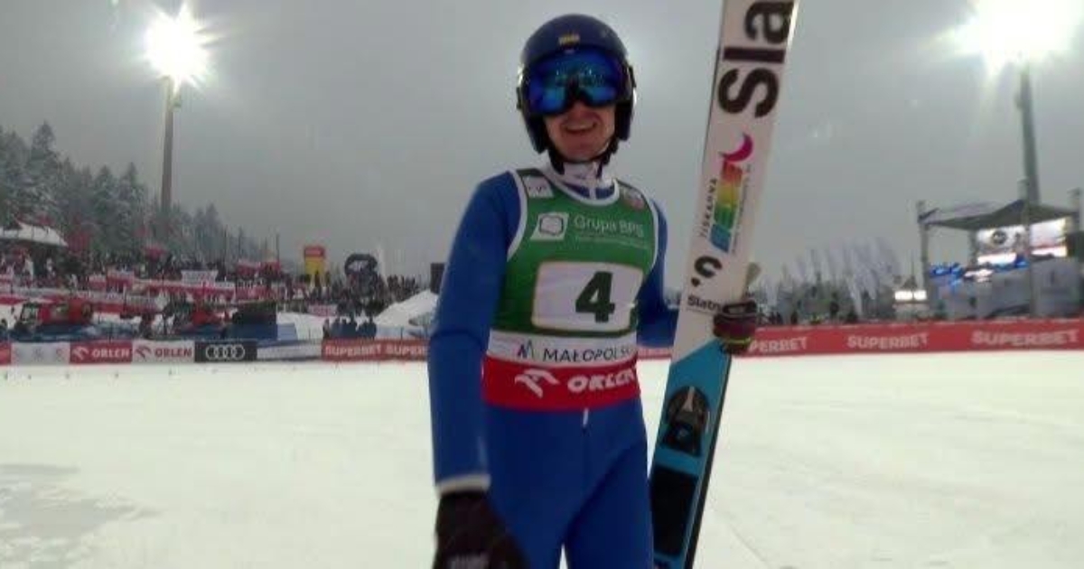 Прикарпатський стрибун з трампліна Євген Марусяк показав історичний результат на Кубку світу