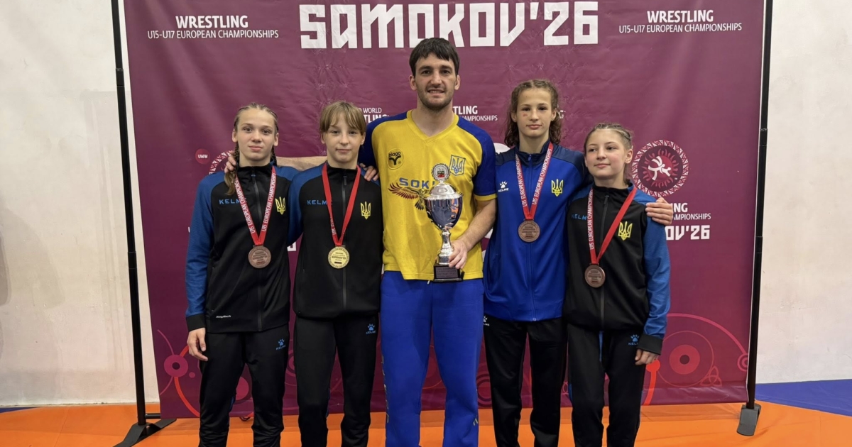 Дві юні борчині з Калуша вибороли першість на чемпіонаті Європи
