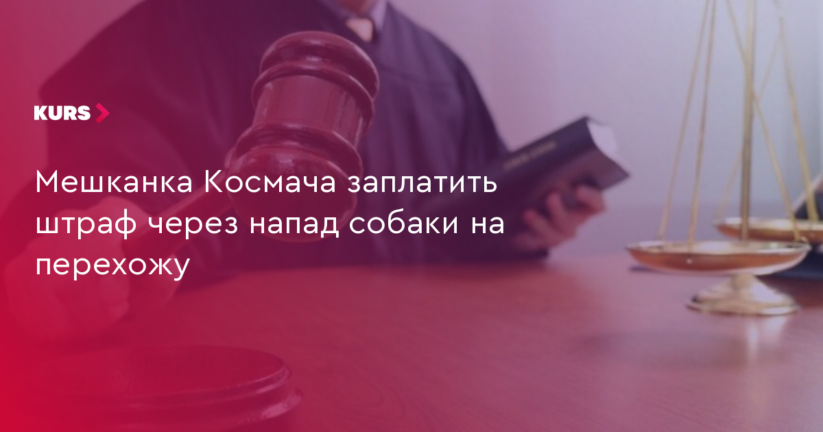 Мешканка Космача заплатить штраф через напад собаки на перехожу