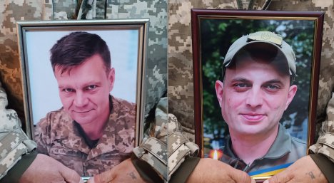 У Сумах попрощались із захисниками Віталієм Примаком та Андрієм Майсурадзе