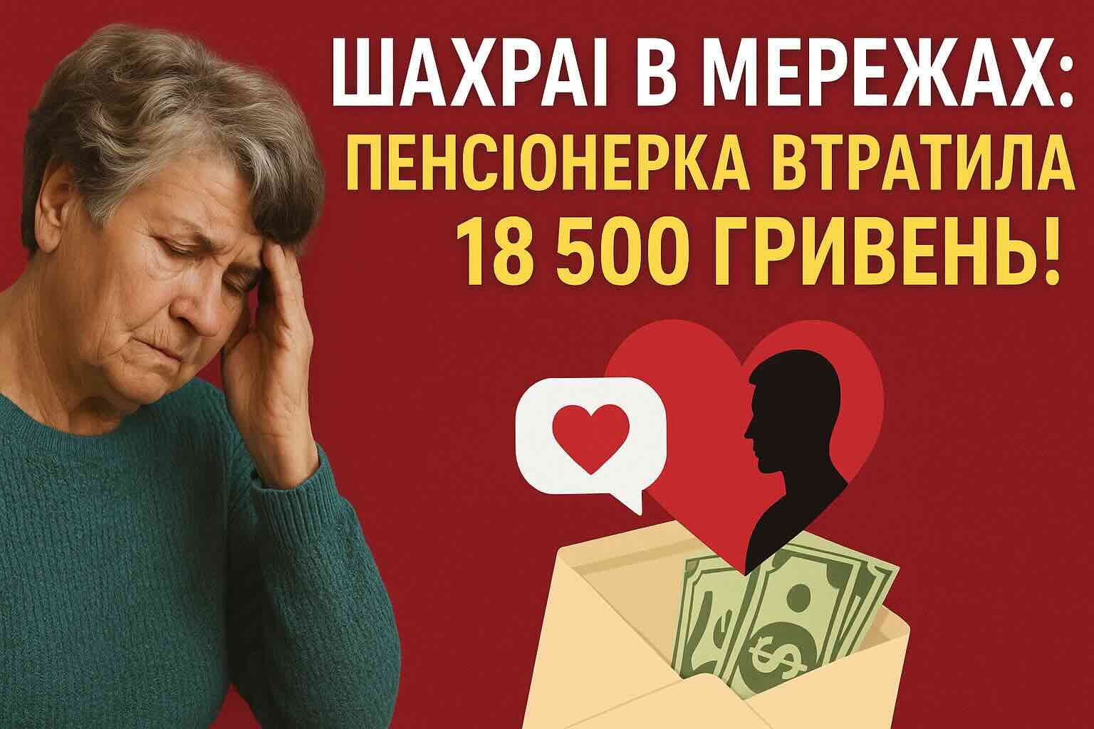 Любов онлайн обернулася шахрайством: Пенсіонерка з Ромен віддала “іноземному лікарю” 18 500 гривень
