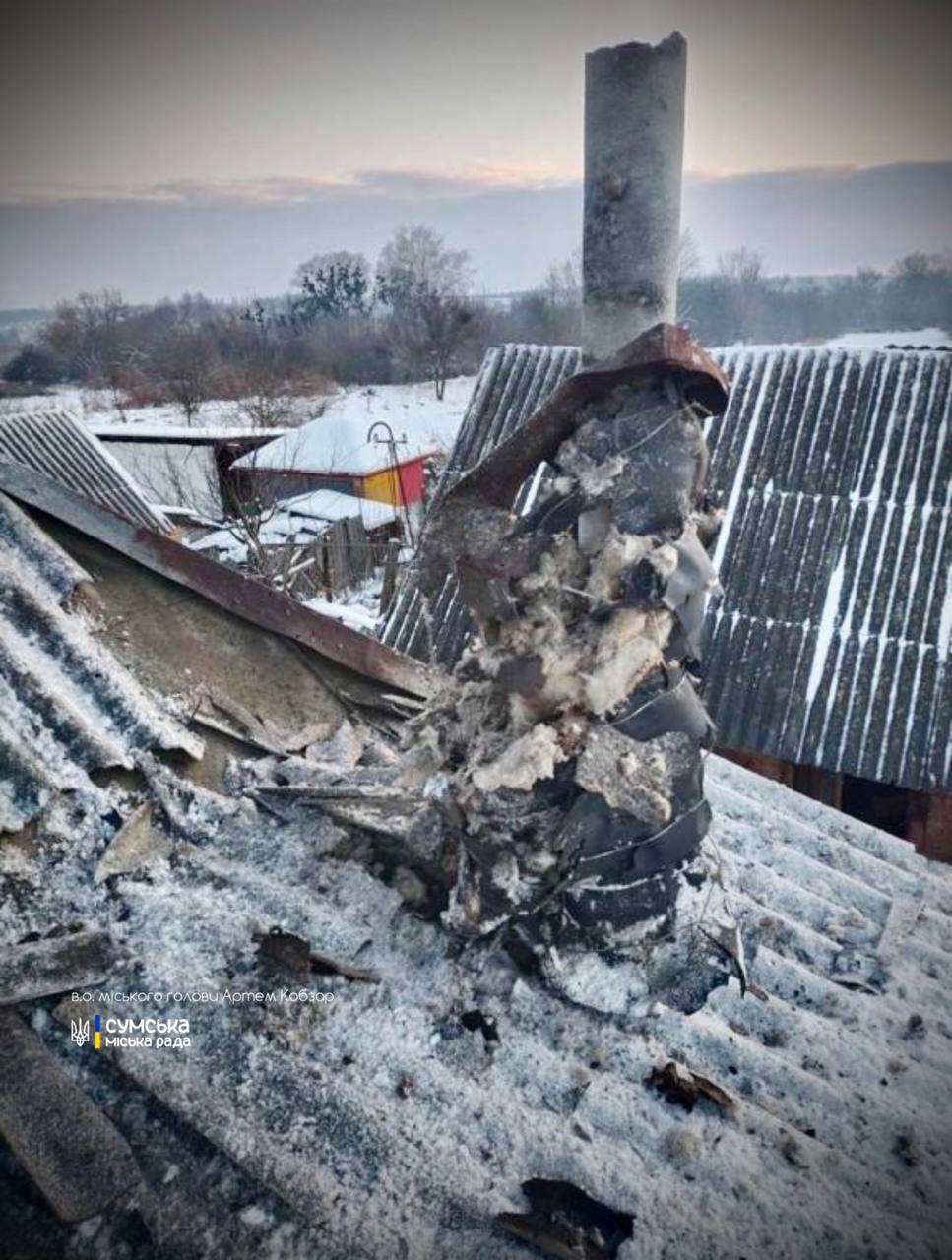 Біля Сум зафіксовано два влучання