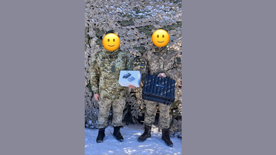 Чернеччинська громада передала військовим сучасні дрони