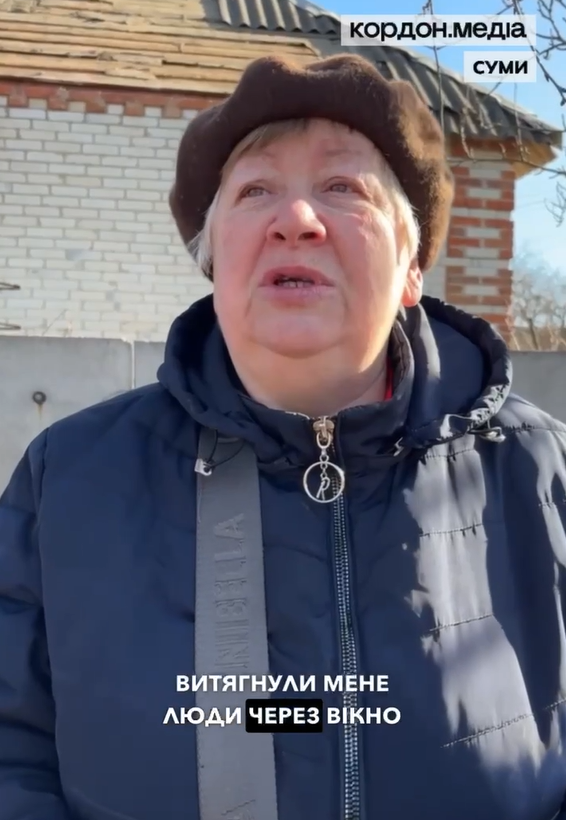 “Мене сусіди витягували через вікно”: постраждала жінка про приліт дрону в Сумах