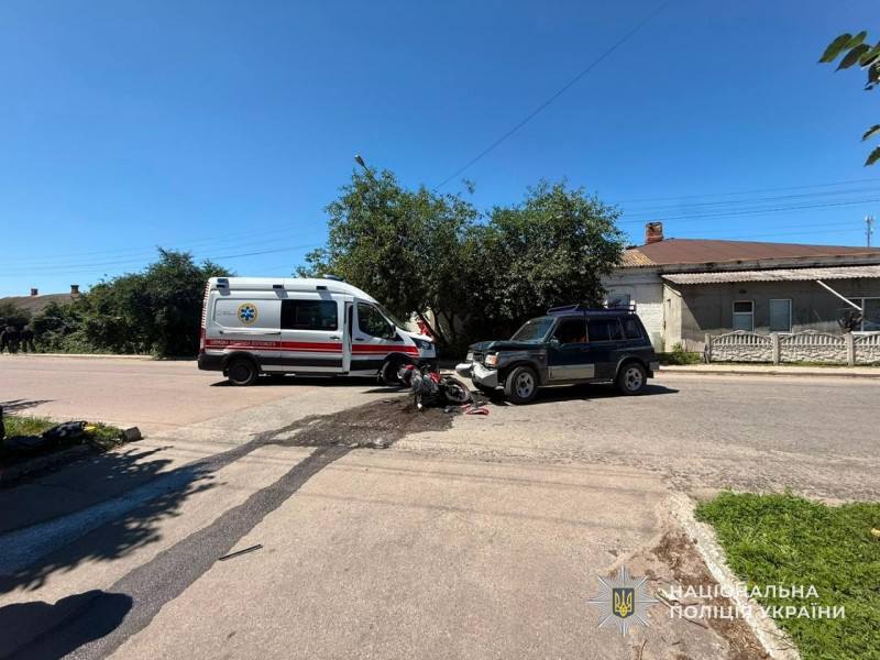 На Охтирщині — ДТП з травмованим