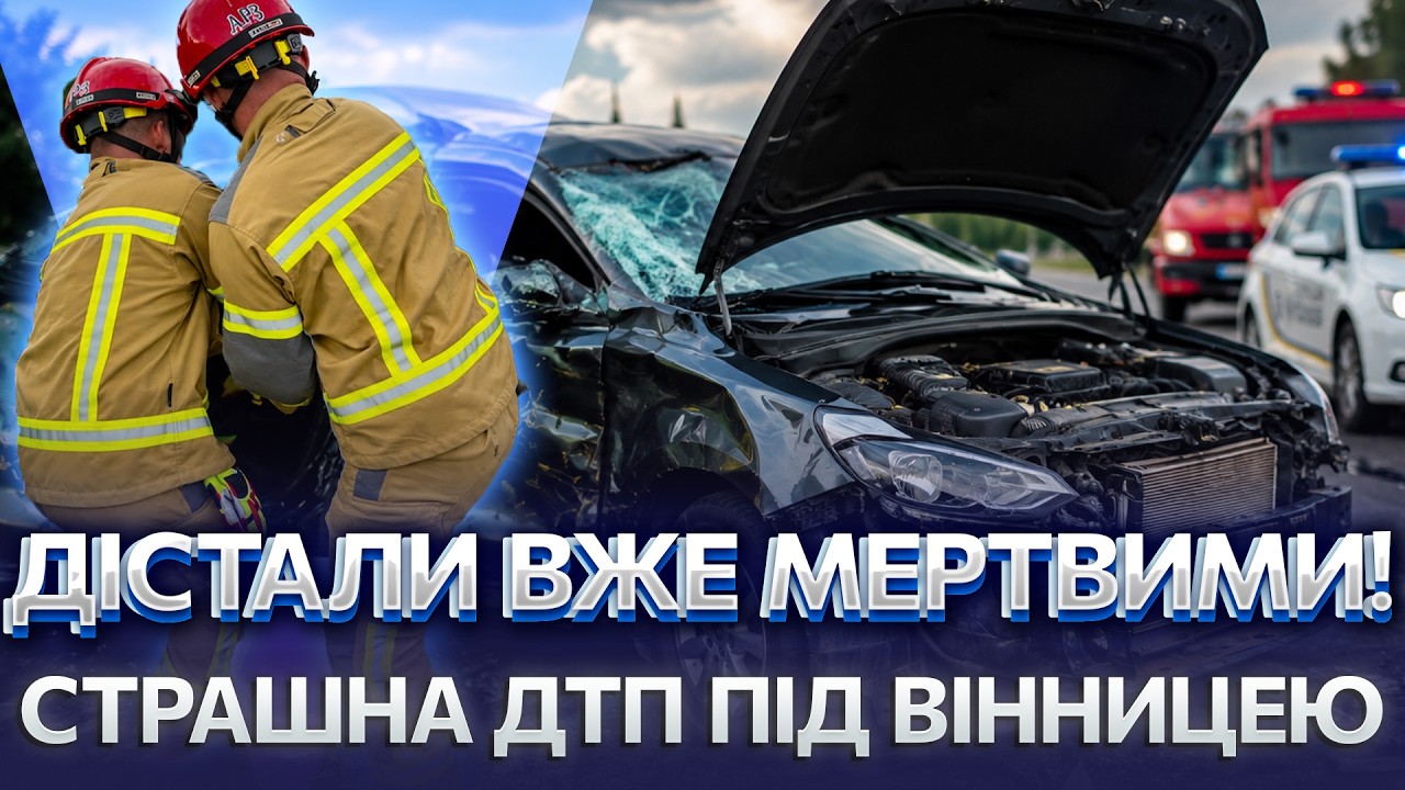 ДВОЄ ЗАГИБЛИХ В АВАРІЇ ПІД ВІННИЦЕЮ! Легковик зіткнувся з ВАНТАЖІВКОЮ. Одна людина В РЕАНІМАЦІЇ