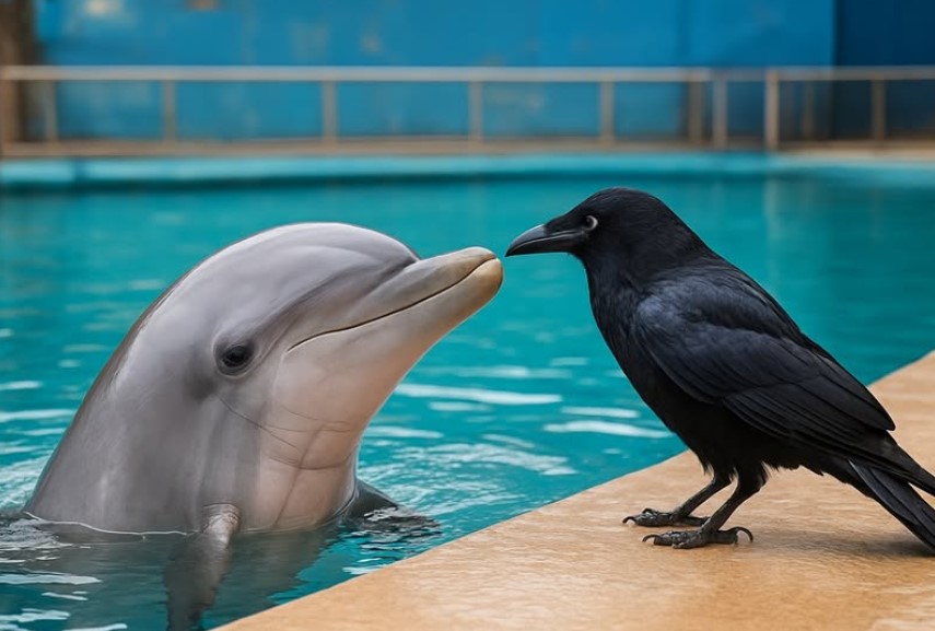 Дельфин и ворон: кто умнее в животном мире?