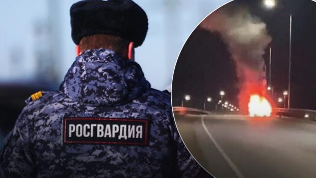 Знищили двох офіцерів: Партизани в Криму підірвали авто Росгвардії