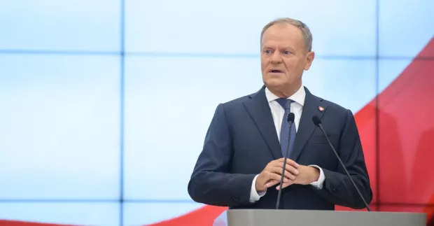 "Якщо не може допомогти Україні, то нехай принаймні не заважає": Туск відреагував на останню заяву Навроцького