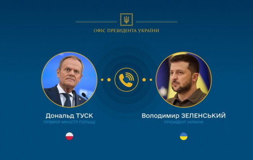 Зеленський обговорив з Туском розслідування диверсій по польській залізниці