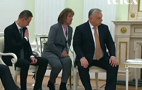 В Угорщині пояснили, чому перекладачка Орбана неправильно передала йому слова Путіна