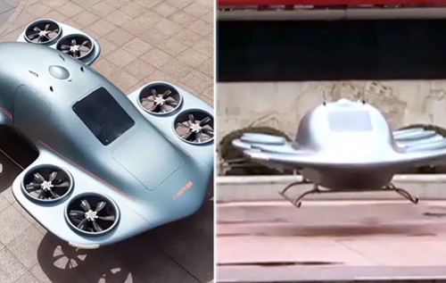 У Китаї показали літальний апарат у формі НЛО з закритими роторами