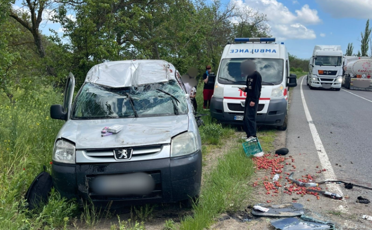 38-річна жителька Кілії спричинила ДТП, внаслідок якої травмувалися двоє дітей