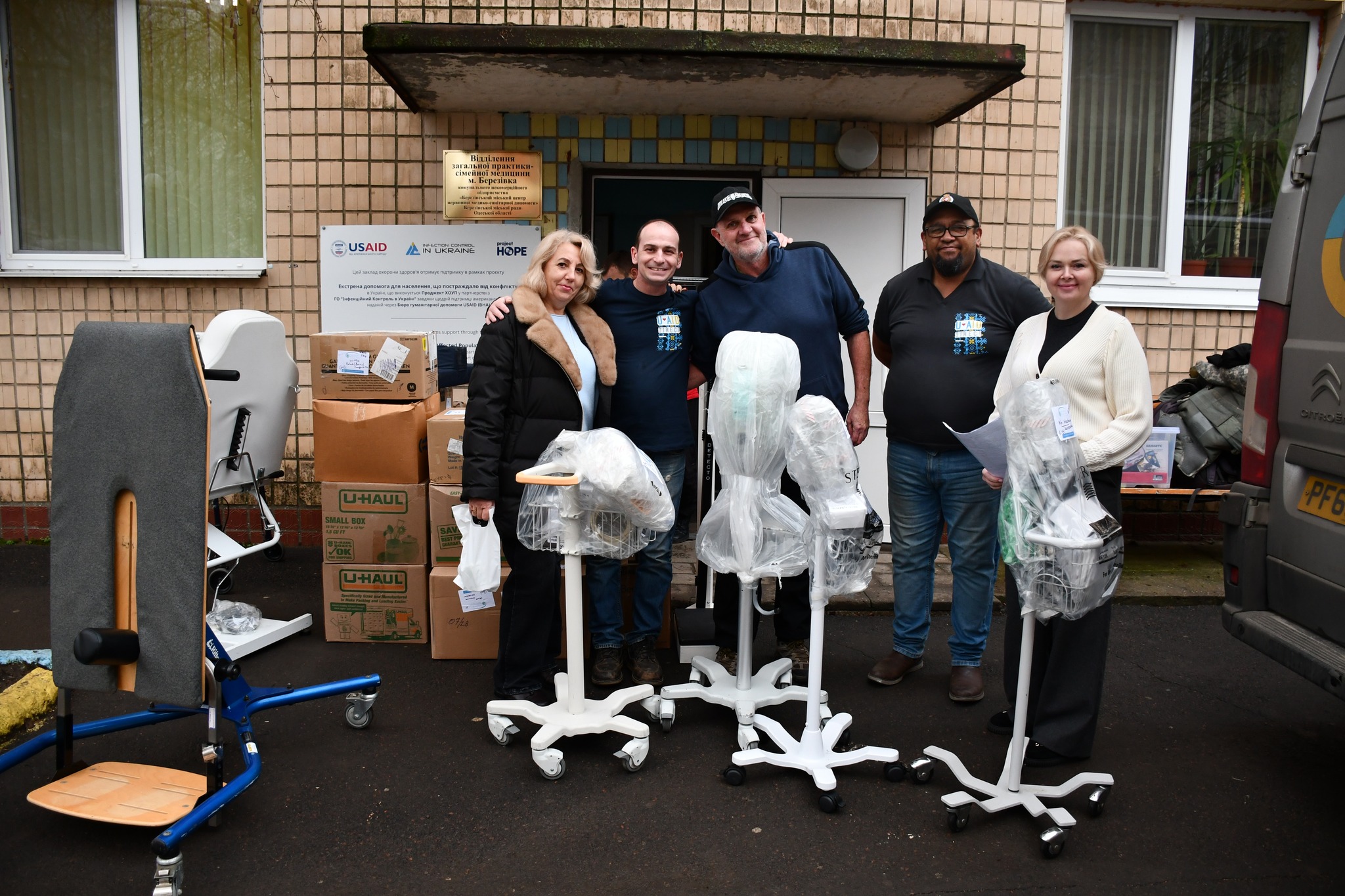Березівський Центр сімейної медицини отримав гуманітарний вантаж медичного призначення