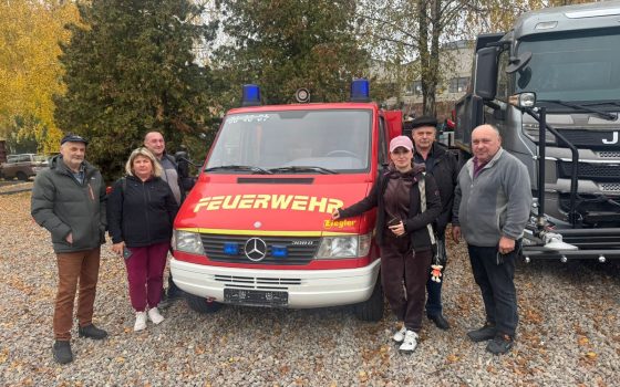 Громада Одещини отримала пожежний автомобіль від благодійників з Німеччини (відео)