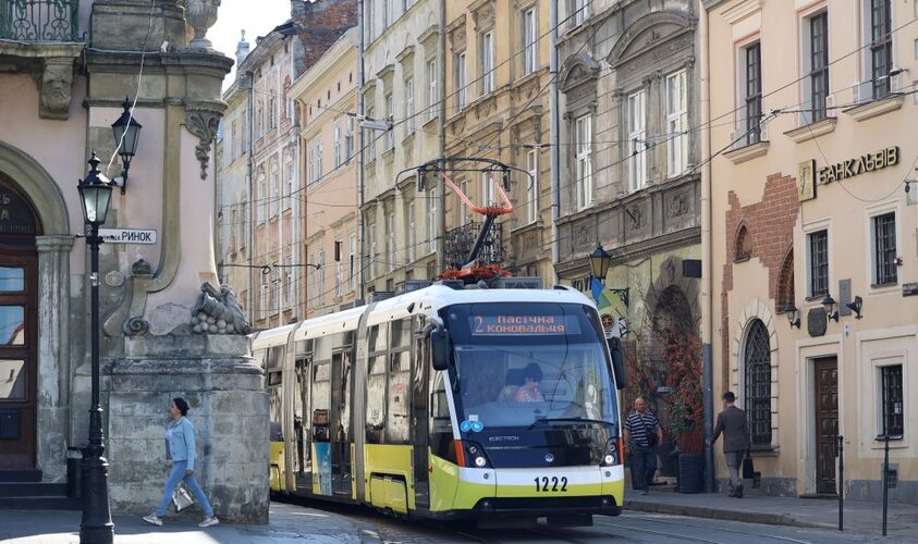 У Львові через площу Ринок не курсуватимуть трамваї