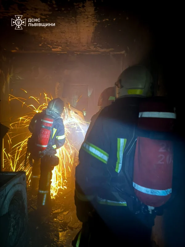 У Львові врятували 12 людей під час пожежі у багатоповерхівці